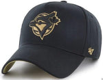 ‘47 Toronto Blue Jays Sure Shot MVP Hitch 1992-93 World Series Side Patch Snapback - Black and Gold
