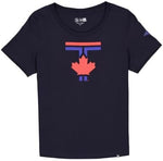 MLB Toronto Blue Jays New Era 2024 City Connect Women's T-Shirt - Navy