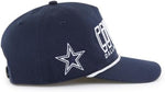 '47 NFL Dallas Cowboys Byline Cord Hitch Adjustable Snapback Hat - Navy