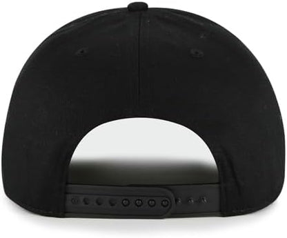 '47 NFL Las Vegas Raiders Byline Cord Hitch Adjustable Snapback Hat - Black