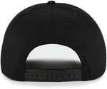 '47 NFL Las Vegas Raiders Byline Cord Hitch Adjustable Snapback Hat - Black