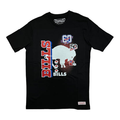 Men's Mitchell & Ness NFL Buffalo Bills 50th Season 1960-2009 Tee - Black