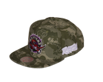 Men's Camo Mitchell & Ness Toronto Raptors Snapback Hat