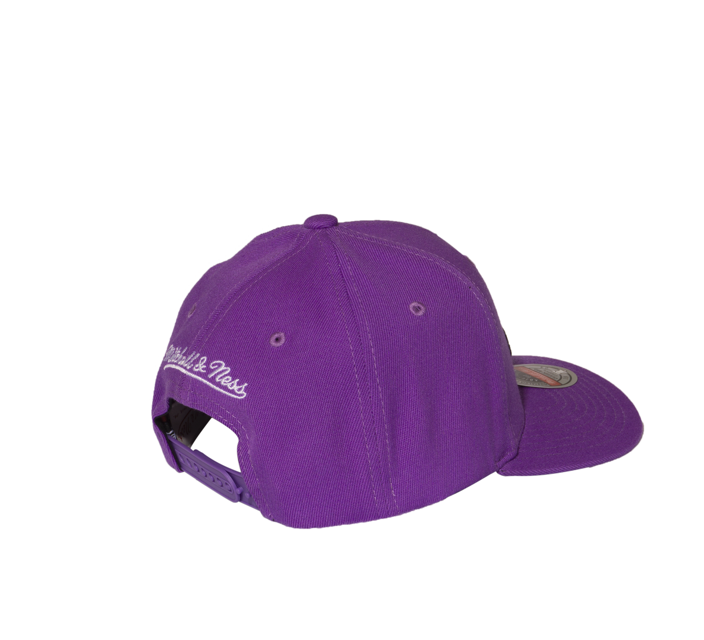 Men's Classic Red Mitchell & Ness Toronto Raptors Snapback Hat - Purple