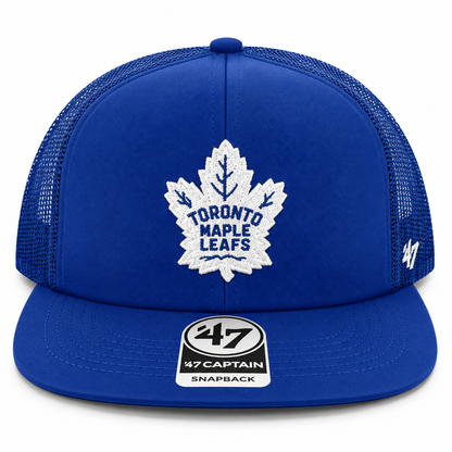 '47 NHL Toronto Maple Leafs Captain Trucker Snapback Hat – Royal Blue