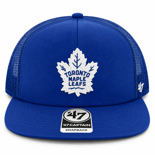 '47 NHL Toronto Maple Leafs Captain Trucker Snapback Hat – Royal Blue