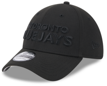 New Era MLB Toronto Blue Jays 2024 City Connect Alternate 39THIRTY Stretch Fit Hat - Black on Black