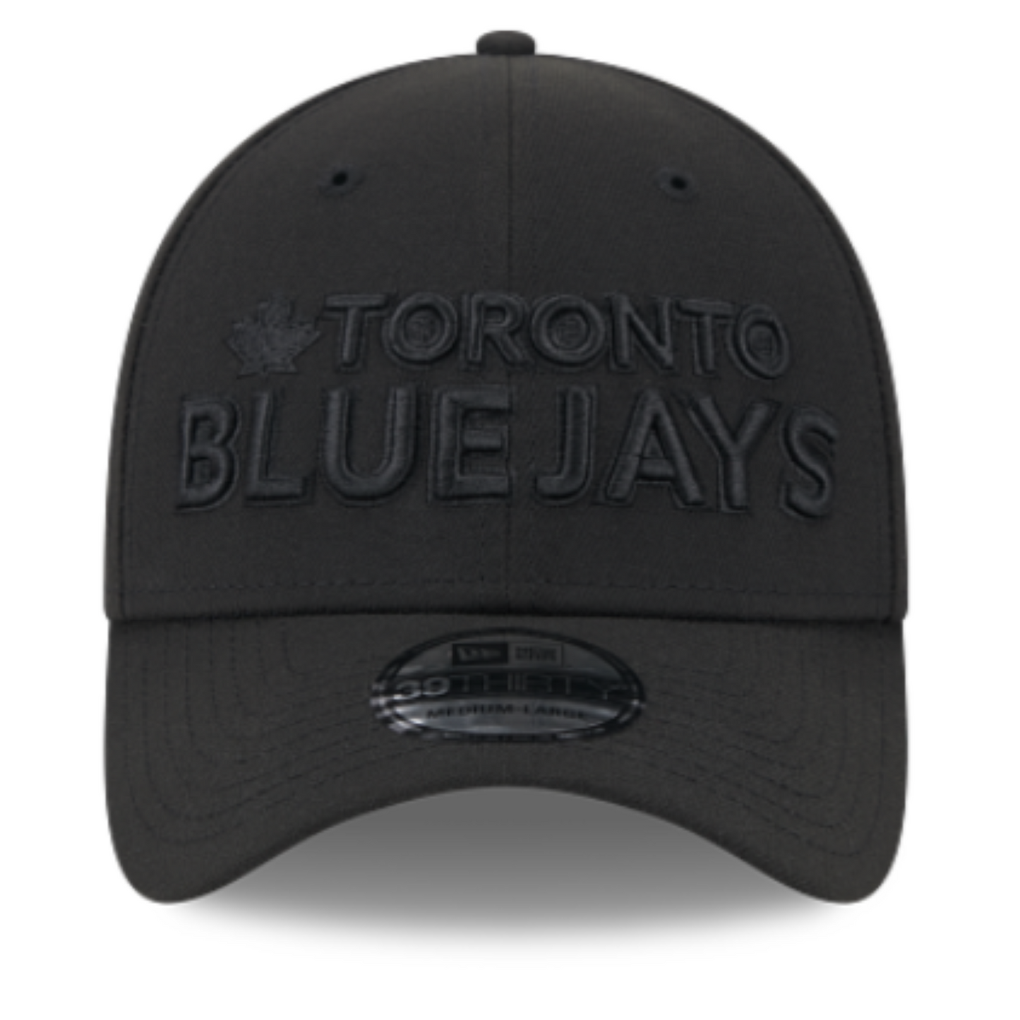 New Era MLB Toronto Blue Jays 2024 City Connect Alternate 39THIRTY Stretch Fit Hat - Black on Black