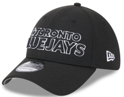 New Era MLB Toronto Blue Jays 2024 City Connect Alternate 39THIRTY Stretch Fit Hat - Black/White