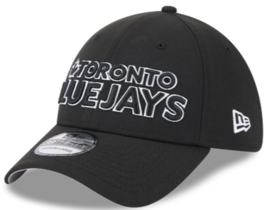 New Era MLB Toronto Blue Jays 2024 City Connect Alternate 39THIRTY Stretch Fit Hat - Black/White
