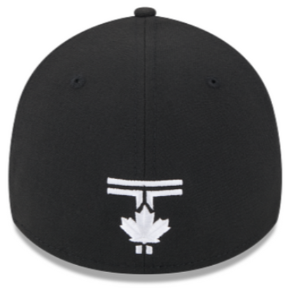 New Era MLB Toronto Blue Jays 2024 City Connect Alternate 39THIRTY Stretch Fit Hat - Black/White