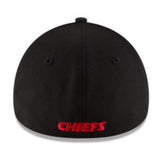 New Era NFL Kansas City Chiefs 39THIRTY Hat - Black/Red