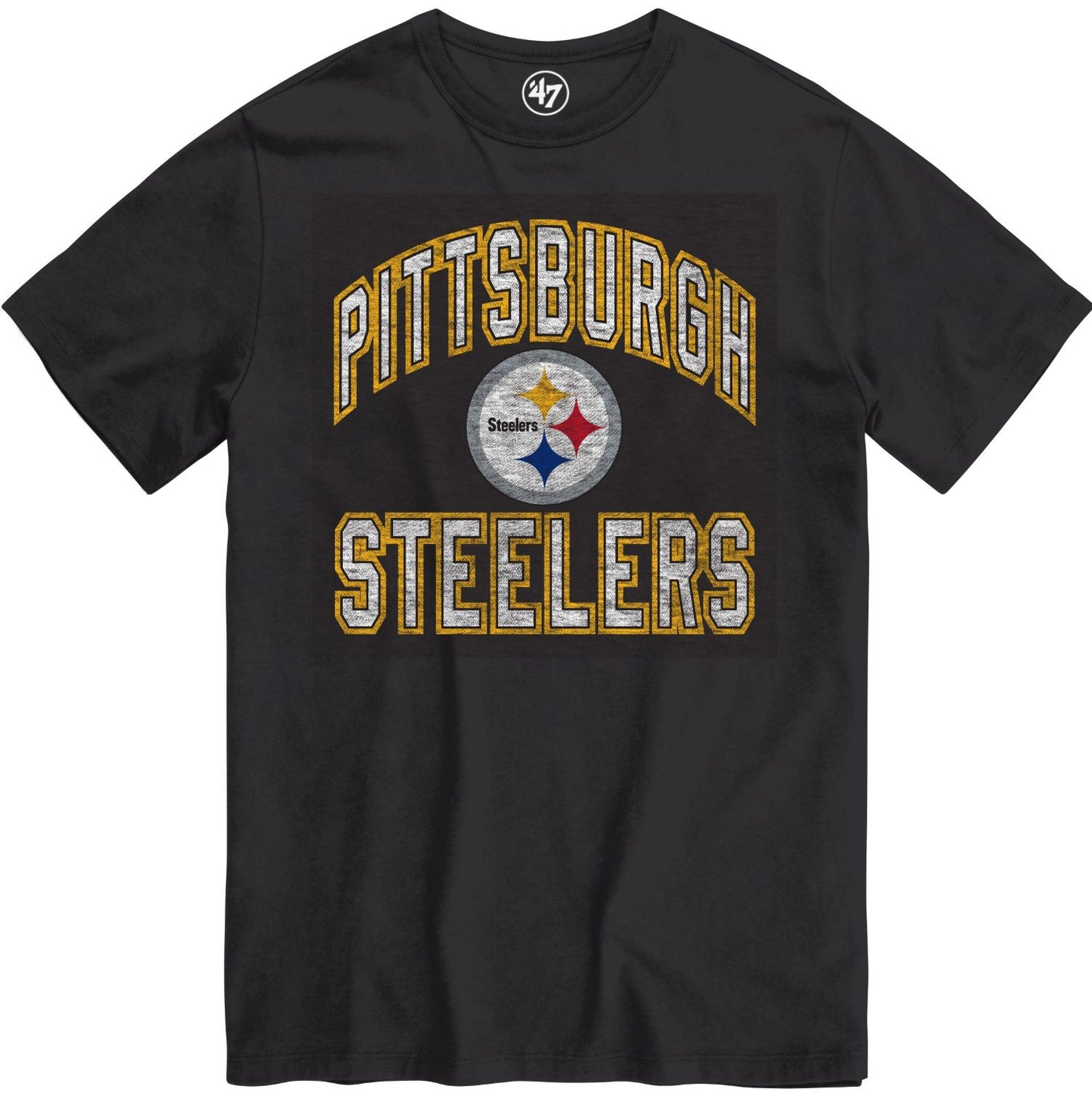 47 NFL Pittsburgh Steelers Play Action Franklin T-Shirt - Black