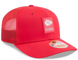 New Era NFL Kansas City Chiefs 2025 Sideline 9SEVENTY Trucker Adjustable Hat - Red