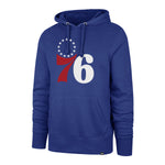 47 NBA Philadelphia 76ers Imprint Headline Hoodie - Royal