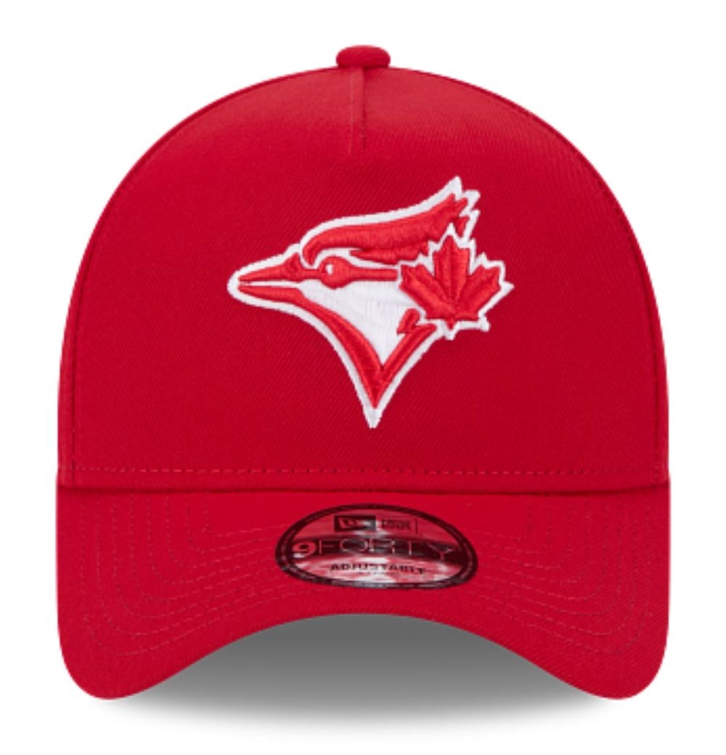 New Era MLB Toronto Blue Jays 9FORTY A-Frame Adjustable Hat - Red