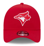 New Era MLB Toronto Blue Jays 9FORTY A-Frame Adjustable Hat - Red
