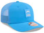New Era NFL Los Angeles Chargers 2025 Sideline 9SEVENTY Trucker Adjustable Hat - Light Blue