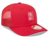 New Era NFL San Francisco 49ers 2025 Sideline 9SEVENTY Trucker Adjustable Hat - Red