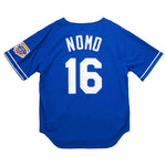 Mitchell & Ness Men's Los Angeles Dodgers Hideo Nomo #10 Authentic 1997 Cooperstown Batting Practice Authentic Jersey