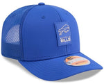 New Era NFL Buffalo Bills 2025 Sideline 9SEVENTY Trucker Adjustable Hat - Blue