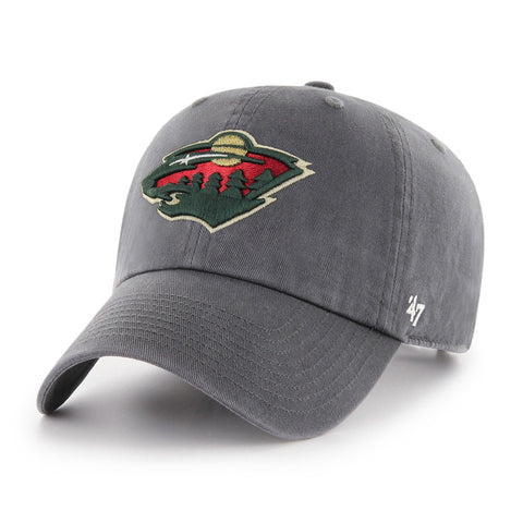 47 NHL Minnesota Wild Alternate Clean Up Adjustable Hat - Grey