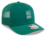 New Era NFL New York Jets 2025 Sideline 9SEVENTY Trucker Adjustable Hat - Green