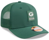 New Era NFL Green Bay Packers 2025 Sideline 9SEVENTY Trucker Adjustable Hat - Green