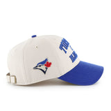 '47 MLB Toronto Blue Jays MVP Broke Line Adjustable Hat - White/Blue