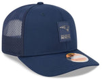 New Era NFL New England Patriots 2025 Sideline 9SEVENTY Trucker Adjustable Hat - Navy