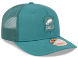 New Era NFL Philadelphia Eagles 2025 Sideline 9SEVENTY Trucker Adjustable Hat - Green