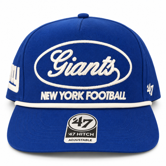 '47 NFL New York Giants Rope Hitch Adjustable Hat- Royal Blue