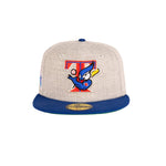 New Era Toronto Blue Jays 25th Season Cooperstown 59Fifty Fitted Cap Blue Brim Sidepatch