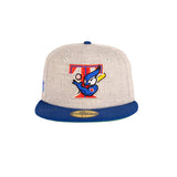 New Era Toronto Blue Jays 25th Season Cooperstown 59Fifty Fitted Cap Blue Brim Sidepatch