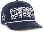 '47 NFL Dallas Cowboys Byline Cord Hitch Adjustable Snapback Hat - Navy