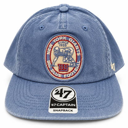 '47 brand new york giants boot path captain snapback hat