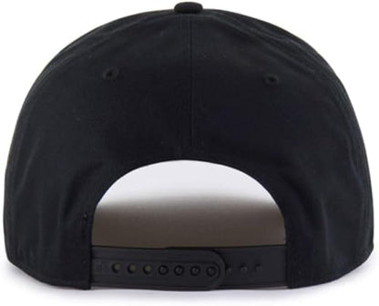 '47 NFL Las Vegas Raiders Foundational Sandstone Script Hitch RF Adjustable Snapback Hat - Black