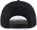 '47 NFL Las Vegas Raiders Foundational Sandstone Script Hitch RF Adjustable Snapback Hat - Black