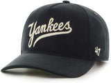 47 MLB New York Yankees Golden Age Cord Hitch RF Adjustable Hat - Black
