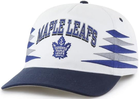 '47 NHL Toronto Maple Leafs Diamond Hitch RF Adjustable Snapback Hat - White