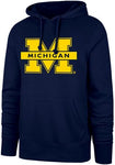 47 NCAA Michigan Wolverines Imprint Headline Hoodie - Navy