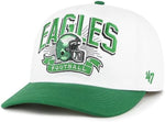 '47 NFL Philadelphia Eagles Prime Play Hitch RF Adjustable Snapback Hat - White