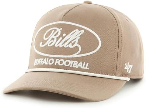 '47 NFL Buffalo Bills Foundational Hitch RF Adjustable Snapback Hat - Khaki