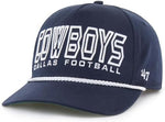 '47 NFL Dallas Cowboys Byline Cord Hitch Adjustable Snapback Hat - Navy