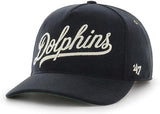 '47 NFL Miami Dolphins Golden Age Cord Hitch RF Adjustable Hat - Black