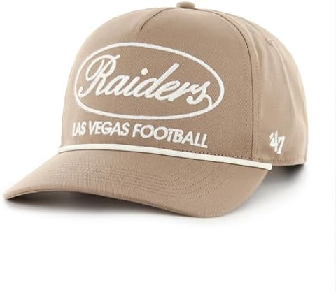 '47 NFL Las Vegas Raiders Foundational Hitch RF Adjustable Snapback Hat - Khaki