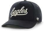 '47 NFL Philadelphia Eagles Golden Age Cord Hitch RF Adjustable Hat - Black