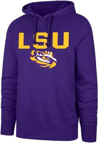 47 NCAA Louisiana State Tigers Imprint Headline Hoodie - Purple