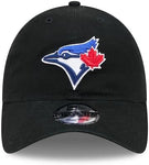 New Era Toronto Blue Jays 9TWENTY Adjustable Hat- Black