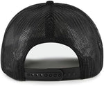'47 NFL Detroit Lions Double Header Rope Mesh Adjustable Snapback Hat - Black